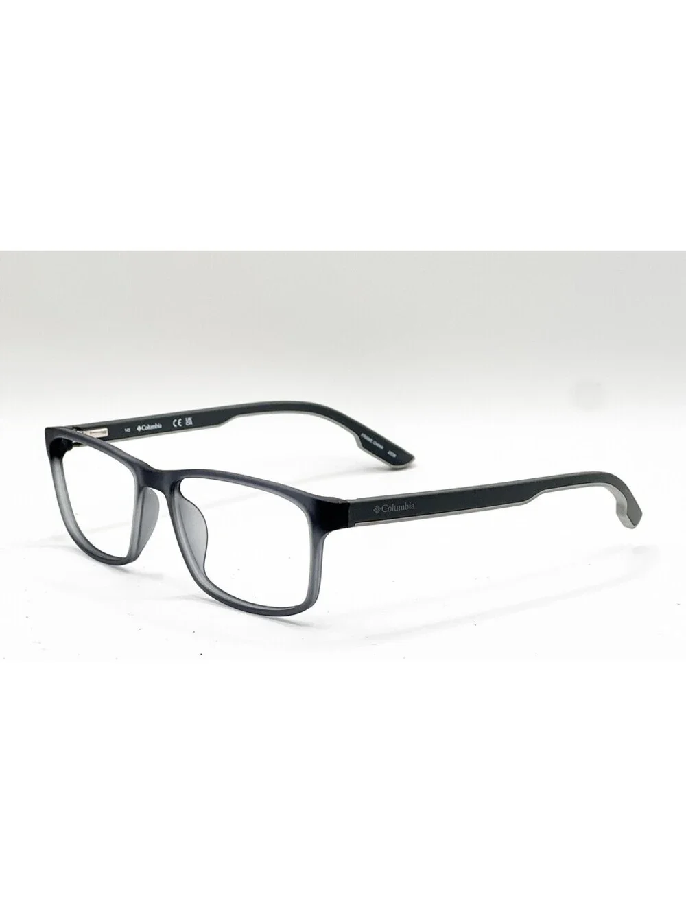 Columbia C8029 022 Matte Grey Crystal Rectangle Authentic Eyeglass Frames 57-17